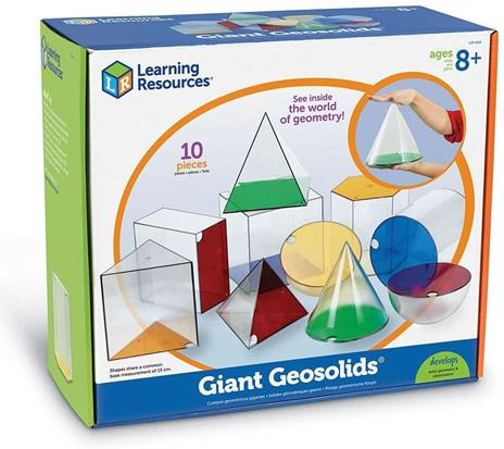Learning Resources- Forme Geometriche giganti GeoSolids, Colore, LER3208 - 5