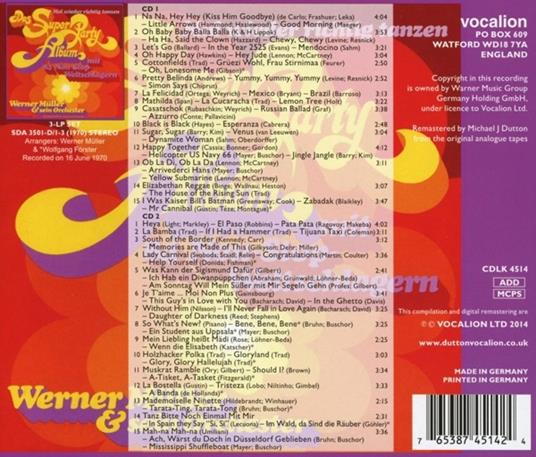 Das Super Party Album - CD Audio di Werner Muller - 2