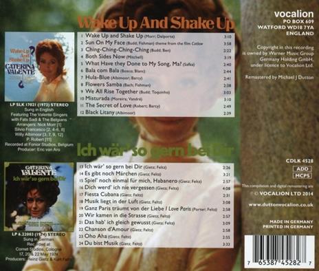 Wake Up and Shake Up & - CD Audio di Caterina Valente - 2
