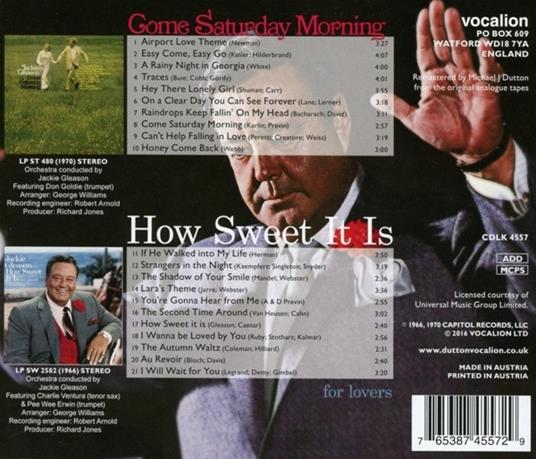 Come Saturday-How - CD Audio di Jackie Gleason - 2