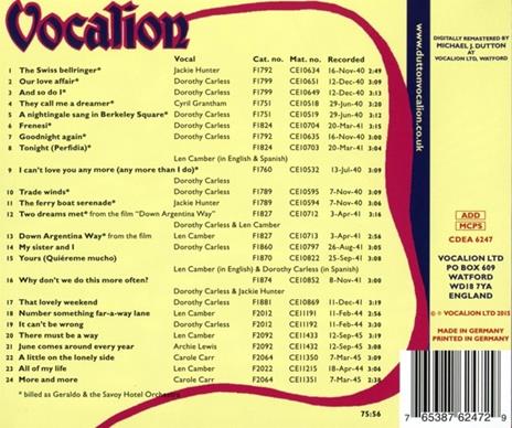 A Little on the Lonely Side - CD Audio di Geraldo and His Orchestra - 2