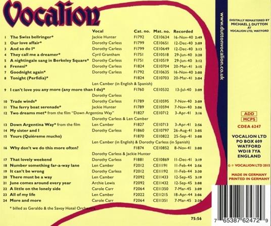 A Little on the Lonely Side - CD Audio di Geraldo and His Orchestra - 2