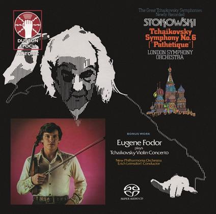 Symphony No. 6 Pathetique - Violin Concerto Op. 35 - CD Audio di Pyotr Ilyich Tchaikovsky,Leopold Stokowski,London Symphony Orchestra,Eugene Fodor