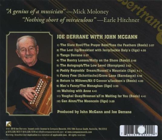 Grove Lane - CD Audio di Joe Derrane - 2