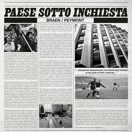 Paese sotto inchiesta - Vinile LP di Braen-Peymont