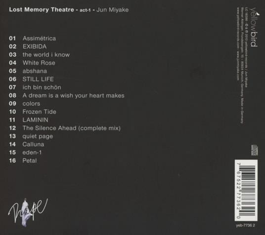 Lost Memory Theatre Act 1 - CD Audio di Jun Miyake - 2