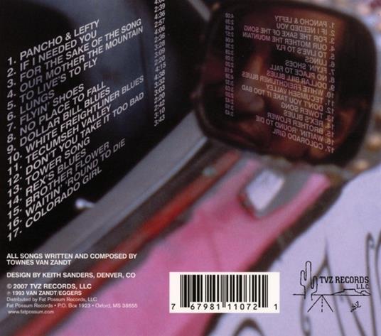 Rear View Mirror (Digipack) - CD Audio di Townes Van Zandt - 2