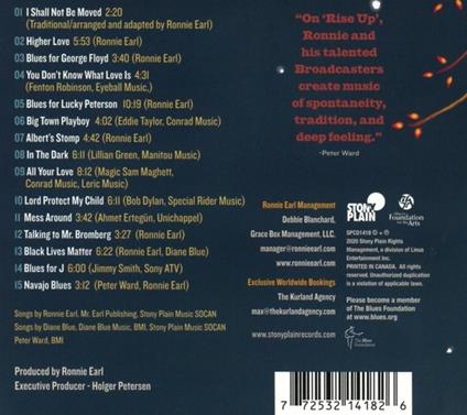 Rise Up - CD Audio di Ronnie Earl