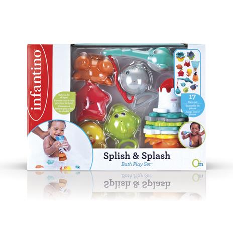 Set da bagno INFANTINO 17 pezzi