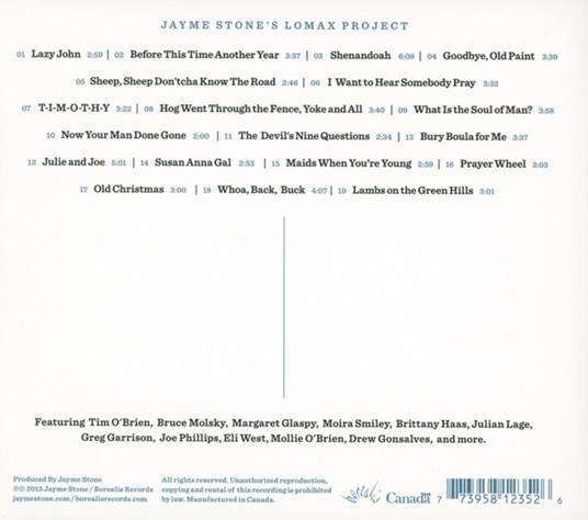 Jayme Stone's Lomax Project - CD Audio di Jayme Stone - 2
