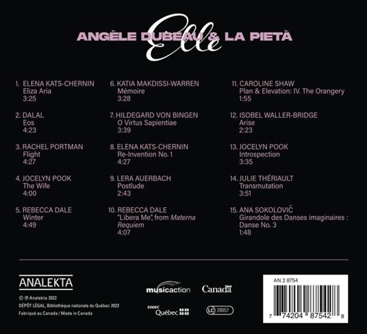 Angele Dubeau: Elle - CD Audio - 2