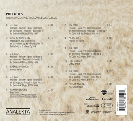 Julia MacLaine: Preludes - CD Audio - 2