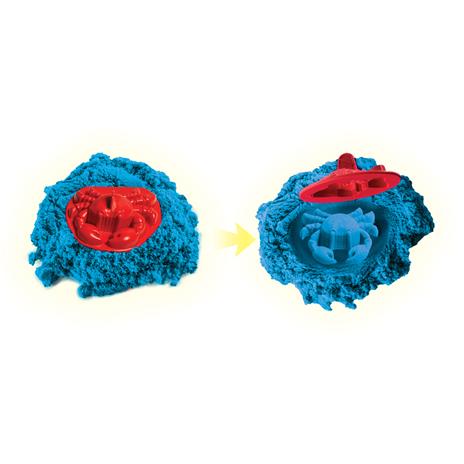 Kinetic Sand. Sabbia Modellabile. Set Sabbia con 4 Formine - 6