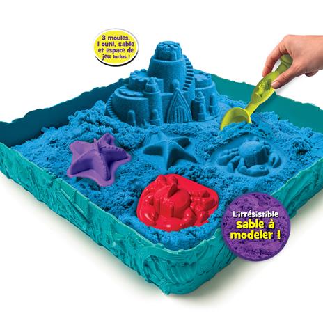 Kinetic Sand. Sabbia Modellabile. Set Sabbia con 4 Formine - 7