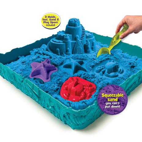 Kinetic Sand. Sabbia Modellabile. Set Sabbia con 4 Formine - 8