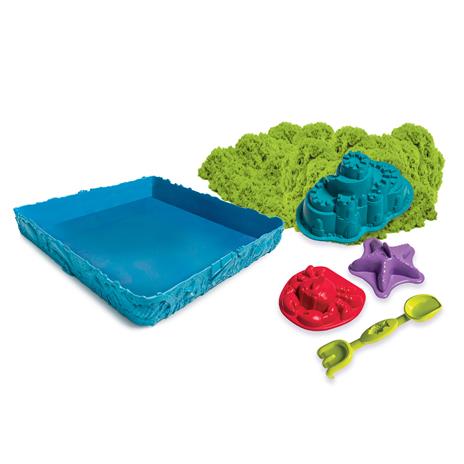Kinetic Sand. Sabbia Modellabile. Set Sabbia con 4 Formine - 9