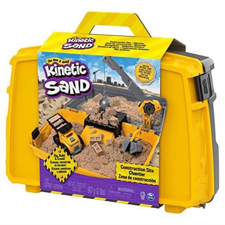 Kinetic Sand Valigetta Cantiere Con Veicolo E 907 G Di Sabbia, Dai 3 Anni, 6055877 - 5