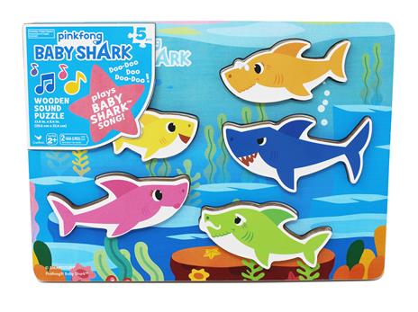 Baby Shark Puzzle In Legno, Con Melodia E Canzone Di Baby Shark - 4