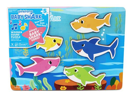 Baby Shark Puzzle In Legno, Con Melodia E Canzone Di Baby Shark - 4