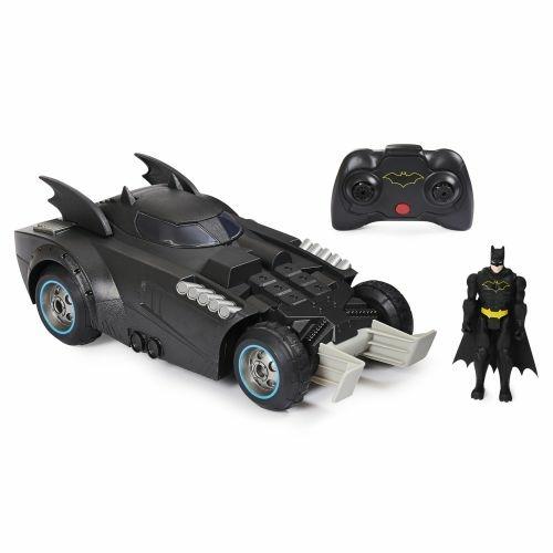 Batman Batmobile Radiocomandata Launch and Defend, con Personaggio da 10 cm, dai 4 Anni 6055747 - 2