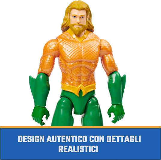 DC UNIVERSE Personaggio Aquaman in scala 30 cm - 3