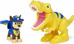 PAW PATROL 6059509 Dino Rescue Chase And Dinosaur Action Figure Set, for Kids Aged 3 And Up, Grey