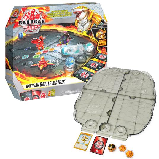 Bakugan Battle Matrix, tabellone di gioco deluxe con esclusivo Gold Sharktar, per bambini dai 6 anni in su