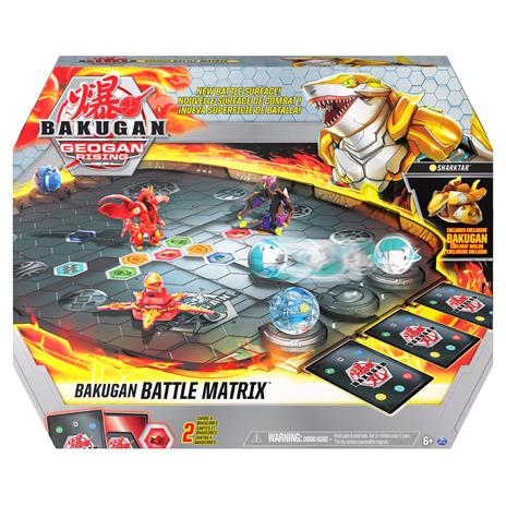 Bakugan Battle Matrix, tabellone di gioco deluxe con esclusivo Gold Sharktar, per bambini dai 6 anni in su - 5
