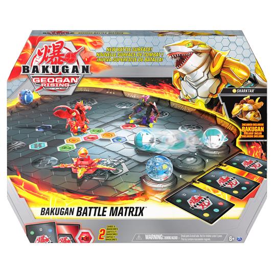 Bakugan Battle Matrix, tabellone di gioco deluxe con esclusivo Gold Sharktar, per bambini dai 6 anni in su - 5