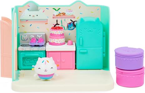Gabby's Dollhouse, La cucina di gattino Dolcetto, mini playset stanze della casa, giochi per bambini dai 3 anni in su - 2