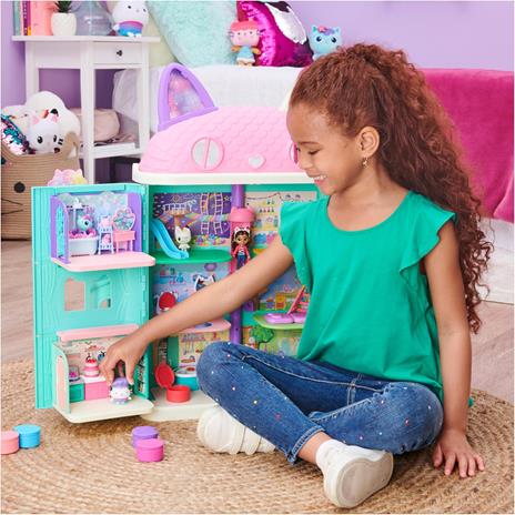 Gabby's Dollhouse, La cucina di gattino Dolcetto, mini playset stanze della casa, giochi per bambini dai 3 anni in su - 3