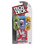 Tech Deck Blind Skateboards Versus Series, Confezione da 2 mini skate assortiti e un ostacolo