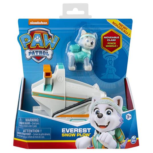 PAW Patrol , spazzaneve di Everest con personaggio da collezione, per bambini dai 3 anni in su - 3
