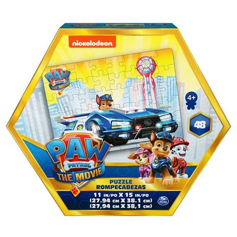 PAW Patrol The Movie, puzzle da 48 pezzi per bambini dai 4 anni in su, Chase