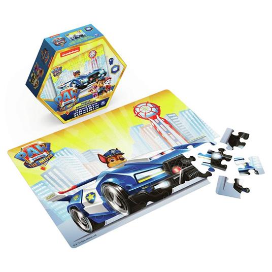 PAW Patrol The Movie, puzzle da 48 pezzi per bambini dai 4 anni in su, Chase - 2