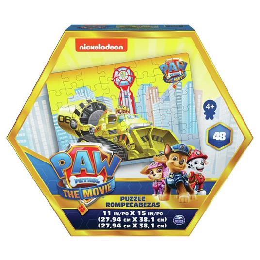 PAW Patrol The Movie, puzzle da 48 pezzi per bambini dai 4 anni in su, Chase - 4