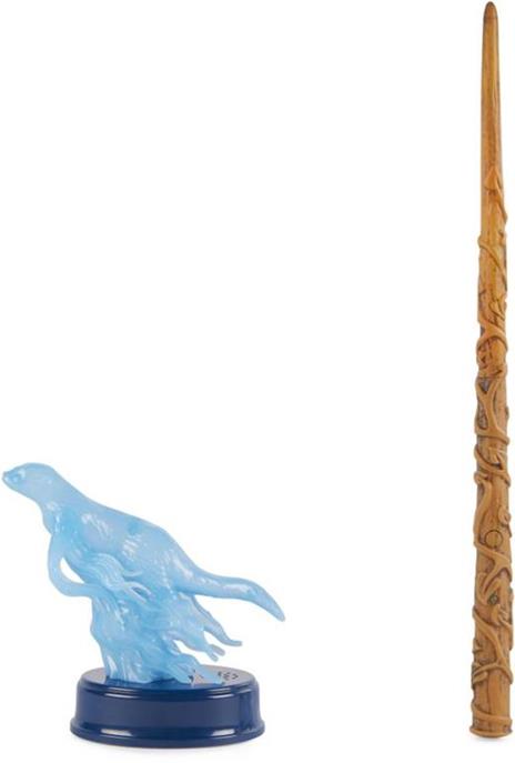 Wizarding World Harry Potter, Patronus Spell Wand da 33 cm di Hermione Granger con personaggio a forma di lontra
