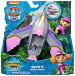 PAW Patrol Jungle Pups Falcon Vehicle di Skye jet giocattolo con action figure per bambini e bambine dai 3 anni in su