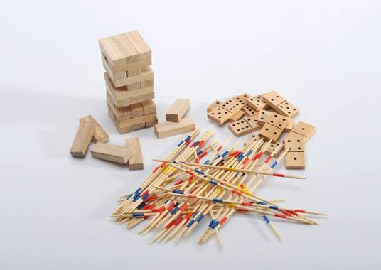 6 Giochi riuniti in Legno. Gioco da tavolo - 3