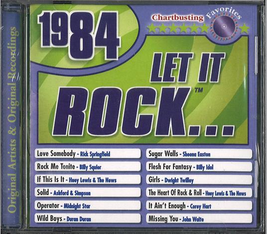 1984 Let It Rock: Billy Idol, Rick Springfield, Duran Duran - CD Audio