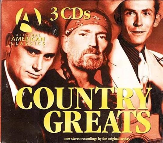 Country Greats New Stereo Recordings By The Original Artists - CD Audio