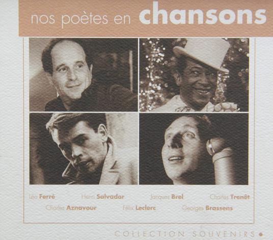 Collection Souvenirs: Nos Poetes En Chansons - CD Audio