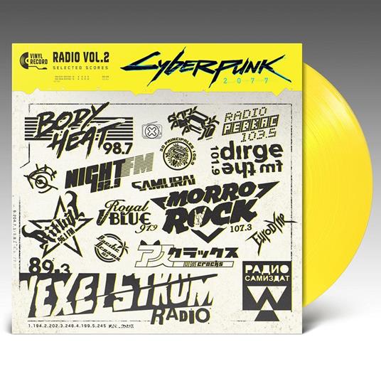 Cyberpunk 2077 Radio Vol.2 (Opaque Yellow Edition) - Vinile LP