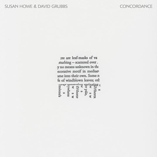 Concordance - Vinile LP di David Grubbs,Susan Howe