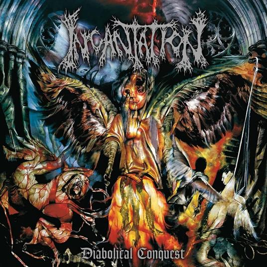 Diabolical Conquest (Aqua Blue Vinyl) - Vinile LP di Incantation