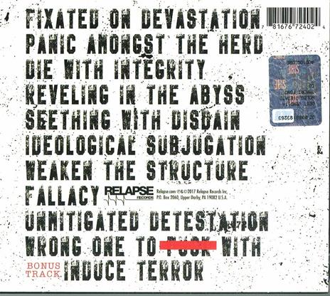 Wrong One to Fuck With - CD Audio di Dying Fetus - 2