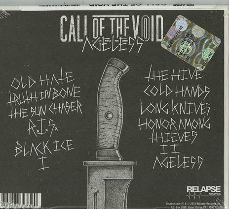 Ageless - CD Audio di Call of the Void - 2