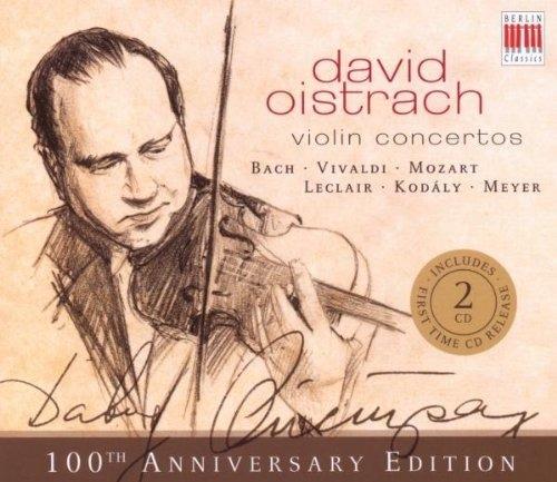 Concerto per violino / Concerti per due violini BWV1043 / Concerto in La KV219 (100th Anniversary Edition) - CD Audio di Johann Sebastian Bach,Wolfgang Amadeus Mozart,Ernst Hermann Meyer,David Oistrakh,Otmar Suitner,Staatskapelle Berlino