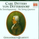 Quartetti per archi n.1, n.2, n.3, n.4, n.5, n.6 - CD Audio di Karl Ditters Von Dittersdorf
