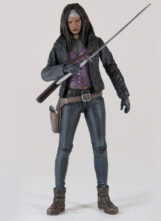 Mcfarlane The Walking Dead Book Series Michonne Color Action Figure New - 3